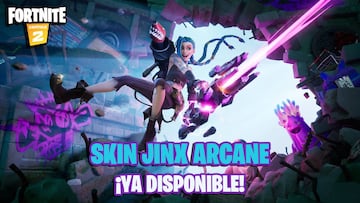 Fortnite: skin Jinx Arcane de League of Legends ya disponible; precio y contenidos