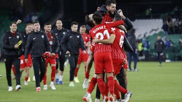 Alegría sevillista.