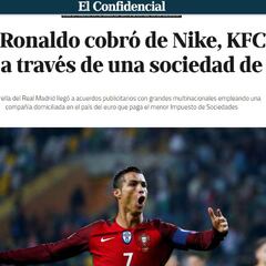 Según El Confidencial, Cristiano cobró de sus patrocinadores a través de una sociedad en Irlanda