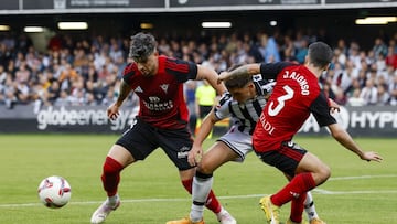 El Mirandés se impuso al Castellón en el duelo de la primera vuelta disputado en Castalia.
