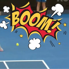 Eso no es una derecha, es un martillo: Nadal reventó la bola