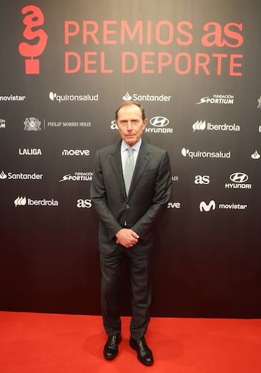 Emilio Butragueño, posa en la alfombra roja de los Premios AS del Deporte 2025.