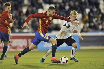 Borja Mayoral streaks past Schlager.