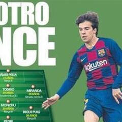 Barça, el once de la autarquía