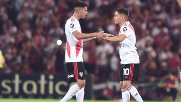 En la vuelta de Quintero, River avanza con gol de Santos Borré