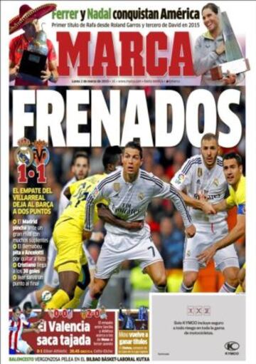 Portadas de la prensa deportiva