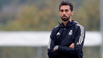 Álvaro Arbeloa, en un partido de la UEFA Youth League esta temporada.