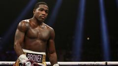 Adrien Broner en una pelea de 2019.