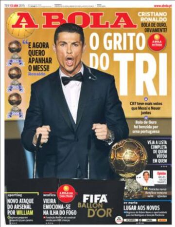 Portadas de la prensa deportiva