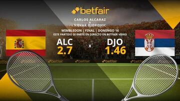 Carlos Alcaraz vs. Novak Djokovic: horario, TV, estadísticas y pronósticos de la final de Wimbledon 2023