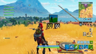 Fortnite Battle Royale: Consigue una puntuación de 3 o más en galerías de tiro distintas