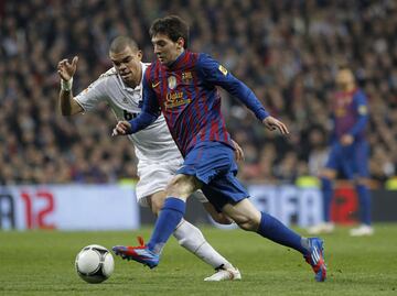 El 18 de enero de 2012 ante el Real Madrid en partido de Copa del Rey.