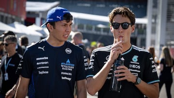 George Russell disfruta del GP de México desde… ¿La grada?