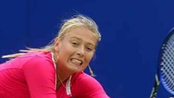 <B>DEFENSORA. </B>Sharapova defiende en Londres el título conseguido el año pasado.