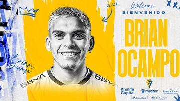 Brian Ocampo ya es cadista oficialmente