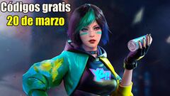Free Fire | Códigos de hoy lunes 20 de marzo de 2023: recompensas gratis