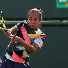 Leylah Fernández, a poner en práctica los consejos de Sharapova en Indian Wells