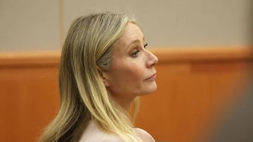 PARK CITY, UTAH - MARCH 28:  Actress Gwyneth Paltrow listens in court during her civil trial over a collision with another skier at the Park City District Courthouse on March 28, 2023, in Park City, Utah. Retired optometrist Terry Sanderson is suing Paltrow for $300,000, claiming she recklessly crashed into him during a run at Deer Valley Resort in Park City, Utah in 2016. Paltrow has countersued, claiming Sanderson was uphill of her and crashed into her back. (Photo by Jeffrey D. Allred-Pool/Getty Images)