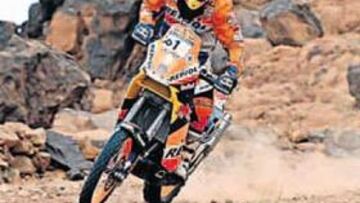 <b>RÁPIDO Y SEGURO. </b>Marc Coma se está revelando como el piloto más sólido entre los motoristas.