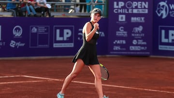 La campeona defensora del WTA 125 LP Open brilló en su estreno en Colina ante una chilena