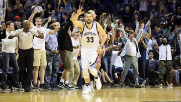 Los triples de Marc Gasol, decisivos en el emocionante triunfo de los Grizzlies ante los Wizards.