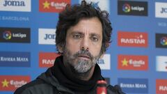 Quique, tras abrazar a Messi: "Pido perdón a los aficionados"