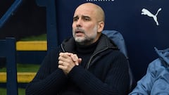 La desesperación de Guardiola ante el Everton