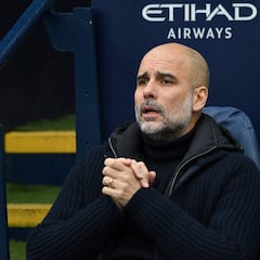 La desesperación de Guardiola ante el Everton