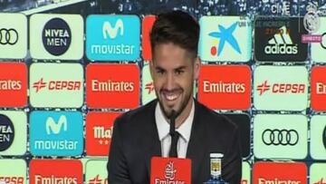 El chascarro de Isco que provocó risas en sala de prensa