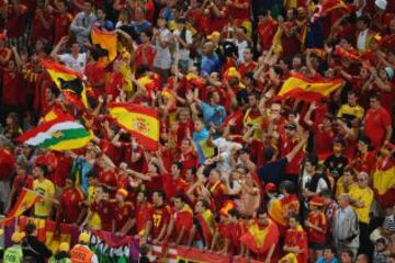 Eurocopa 2012. Partido Portugal-España. Semifinal. La Selección ganó a los portugueses en la tanda de penaltis.