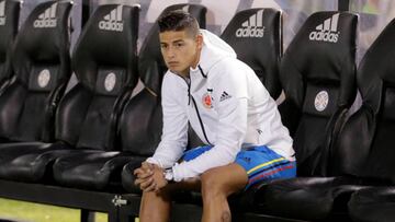James Rodríguez, con Colombia.
