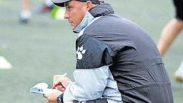 <b>OBJETIVO. </b>Josu Uribe no quiere especular más y desea asegurar los 50 puntos en dos partidos.