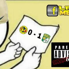 Los memes festejan la derrota de América ante León