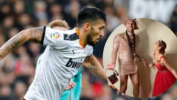 Ezequiel Garay sufre el 'hechizo' de Tamara Gorro y se disfraza de mujer