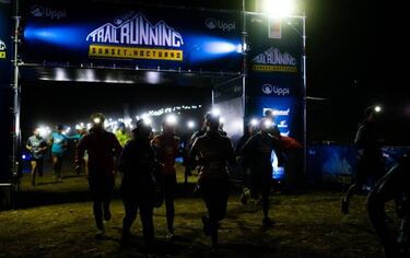 Inédito Trail Running nocturno se tomó los cerros de Lo Barnechea