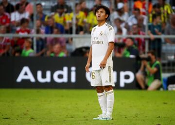 En la temporada 19/20 fichó por el Real Madrid procedente del FC Tokyo y tras estar cedido en el Mallorca el japonés se ha marchado esta temporada cedido al 'Submarino amarillo'. 