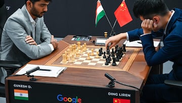 Gukesh empata con Ding en el Mundial de ajedrez