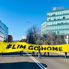 Las protestas contra Lim llegan a La Liga