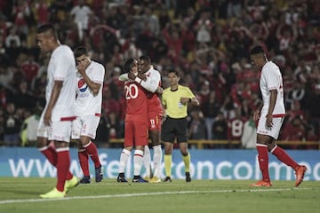 Johan Arango volvió a Santa Fe y anotó el gol del triunfo