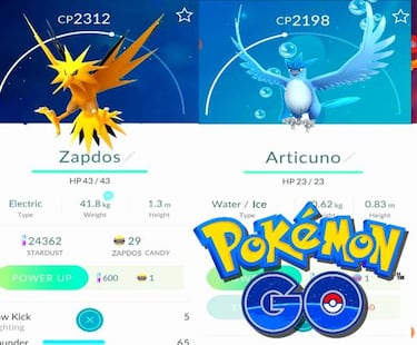Cómo cazar al Pokemon legendario Zapdos en Pokémon GO