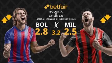 Bologna FC vs. AC Milan: horario, dónde ver, pronósticos y clasificación