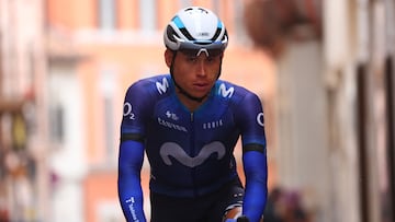 Einer Rubio durante una carrera con el Movistar Team, con el que estará en la Ruta de Occitania.