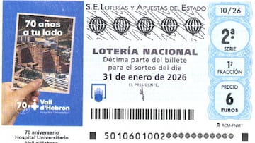 Lotería Nacional: comprobar los resultados del sorteo de hoy, sábado 31 de enero