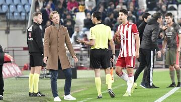 07/12/19 PARTIDO SEGUNDA DIVISION
ALMERIA - MIRANDES
EXPULSION DE DELA HOZ DEL ALMERIA
GUTI