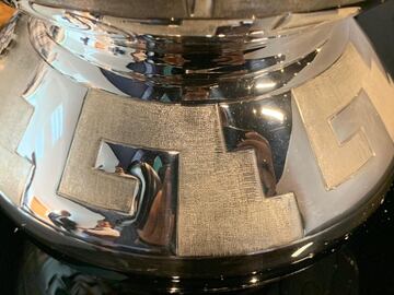 Su elaboración se lleva a cabo en plata que al momento de ser entregada al equipo campeón, se coloca en una base de obsidiana que lleva el escudo de la novena ganadora, también elaborado en plata.