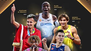 Nominados al premio a Mejor Atleta del Año.