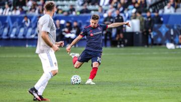 &Aacute;lvaro Medr&aacute;n, futbolista espa&ntilde;ol de Chicago Fire, durante un amistoso de pretemporada. 