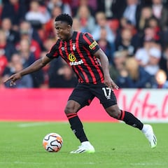 Sinisterra, inhabilitado para jugar Carabao Cup con Bournemouth