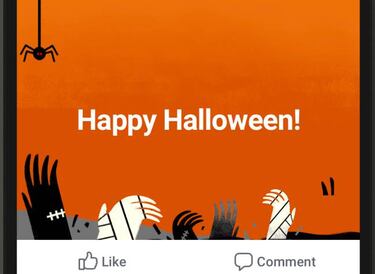 Cómo utilizar en Facebook los nuevos fondos y filtros de Halloween