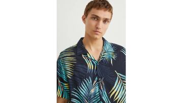 Camiseta interior de punto con solapa a rayas para hombre de primavera y  verano, camiseta interior transpirable para hombre, camisas grandes y altas